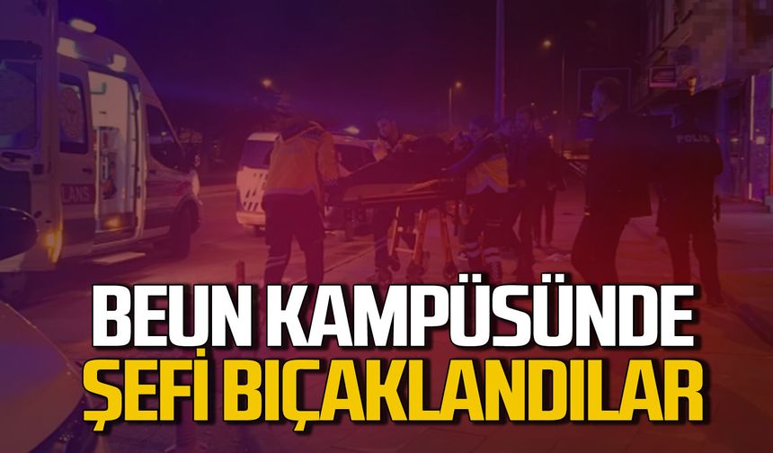BEUN Kampüsünde şefi bıçakladılar: 3 kişi gözaltında