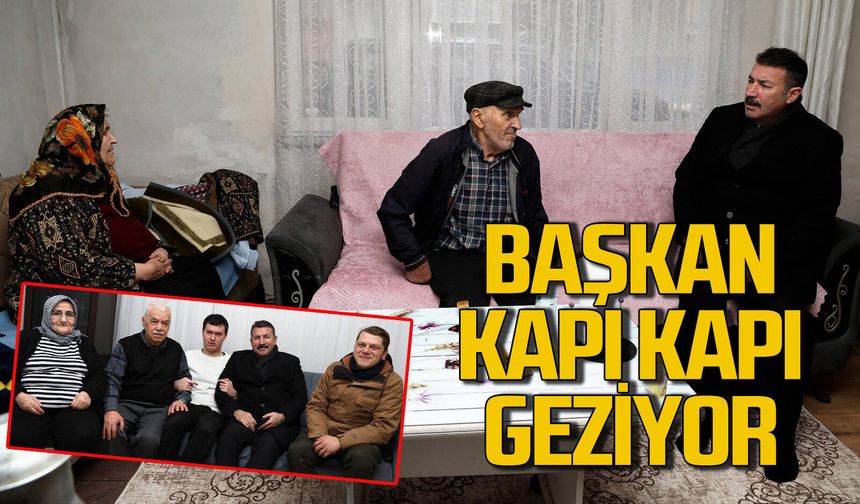 Özcan Ulupınar Ramazan ayında vatandaşların evlerine konuk oluyor