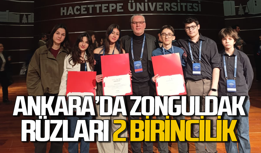 Zonguldak Ankara’da 2 birincilik, 1  üçüncülük elde etti