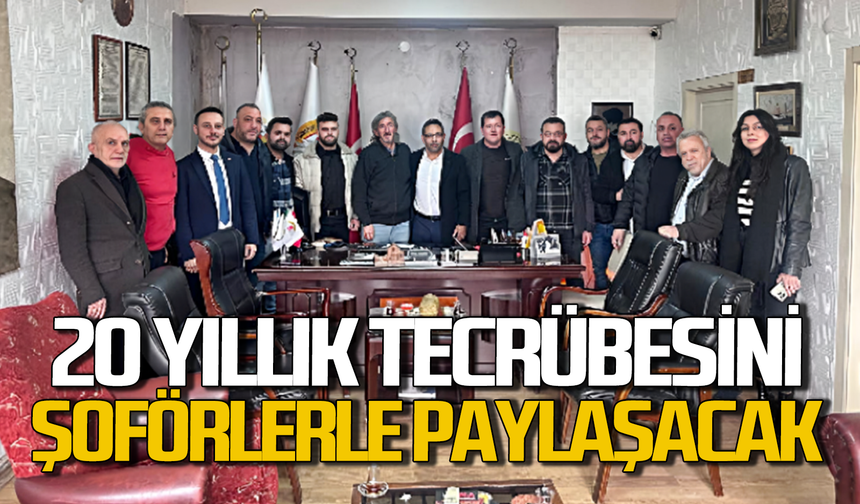 Tunay Keskin 20 yıllık tecrübesiyle şoför esnaflarının başkanı olmayı hedefliyor