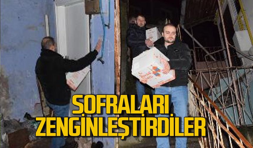 Gazipaşa Ailesi ihtiyaç sahibi ailelerin sofrasını zenginleştirdi