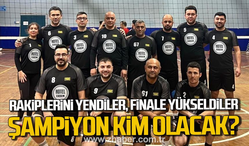 Voleybol Turnuvası’nda GSB ve Kilimli Muhtarlık finale yükseldi
