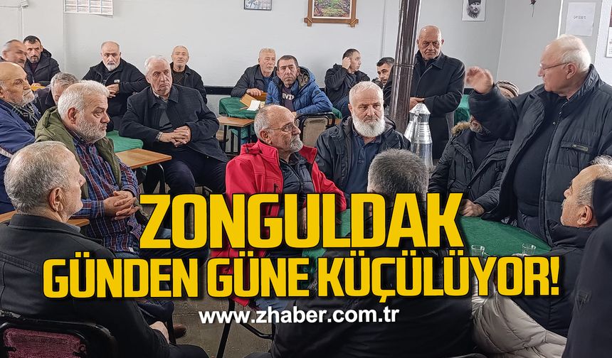 Yavuz Erkmen: “Zonguldak günden güne küçülüyor”