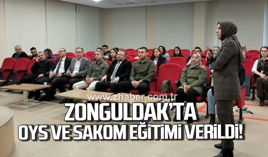Zonguldak’ta sağlık afet koordinasyon eğitimi