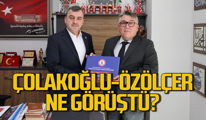 Ahmet Çolakoğlu ile Rektör İsmail Hakkı Özölçer ne görüştü?