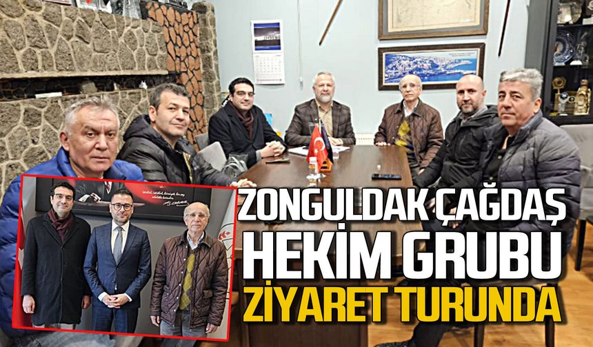 Zonguldak Çağdaş Hekim Grubu ziyaret turunda
