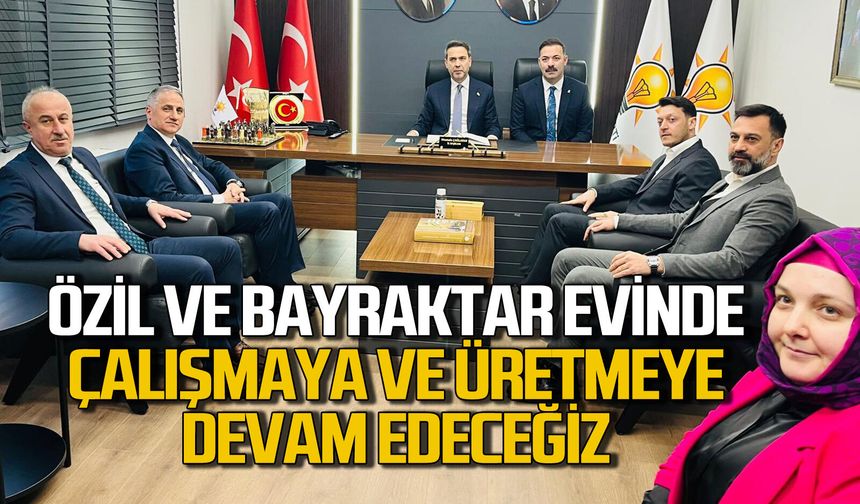 Mustafa Çağlayan “Çalışmaya ve üretmeye devam edeceğiz”