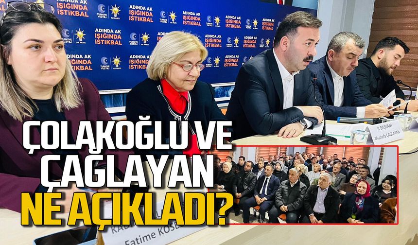 AK Parti Gökçebey’de toplandı: Çolakoğlu ve Çağlayan ne açıkladı?