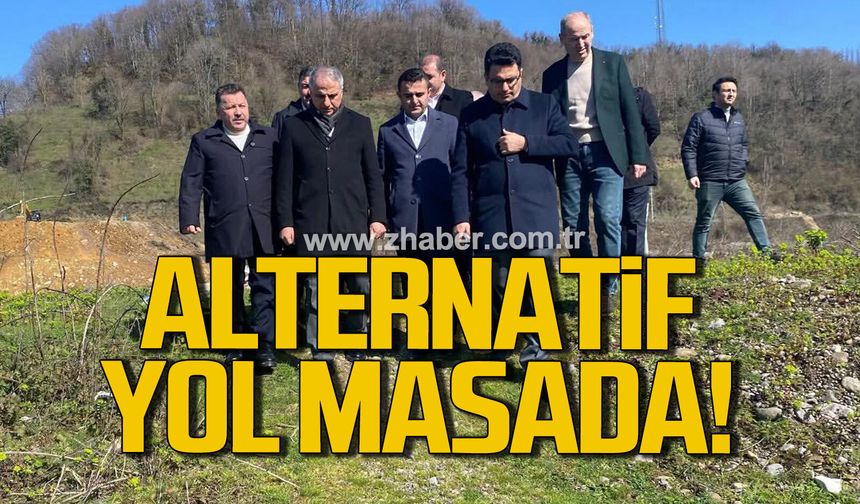 Alaplı'da alternatif yol projesi masada