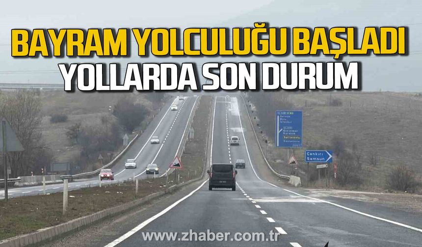 Karabük Kemikli Rampaları’nda bayram trafiği geçişleri akıcı bir şekilde sağlanıyor.
