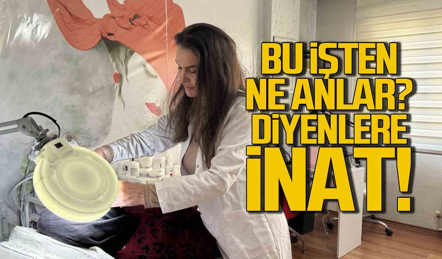 Kalemi bıraktı, güzelliğe imza attı