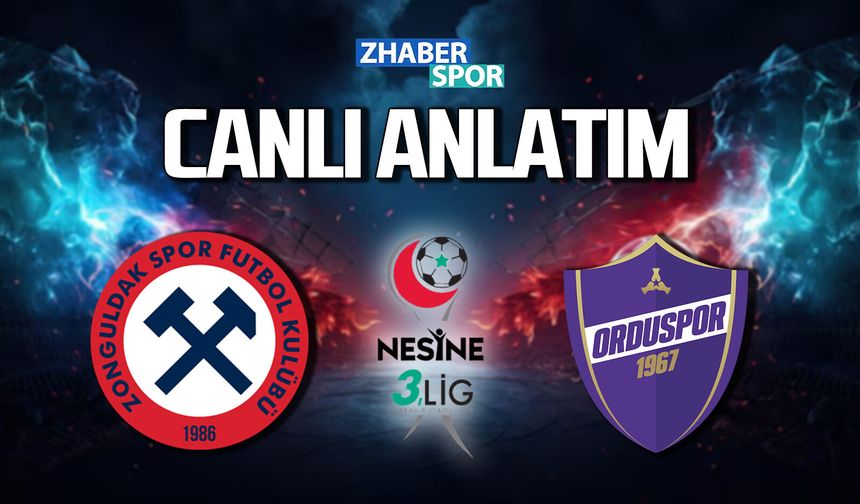 Zonguldakspor- 1967 Orduspor maçında 11'ler açıklandı.