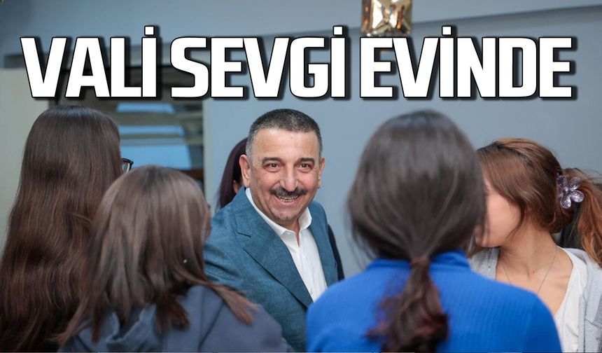 Vali Osman Hacıbektaşoğlu sevgi evlerindeki çocuklarla buluştu