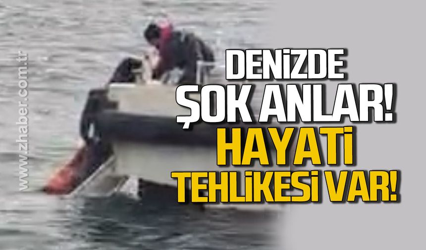 Denizde şok anlar. 57 yaşındaki kadın hareketsiz halde bulundu