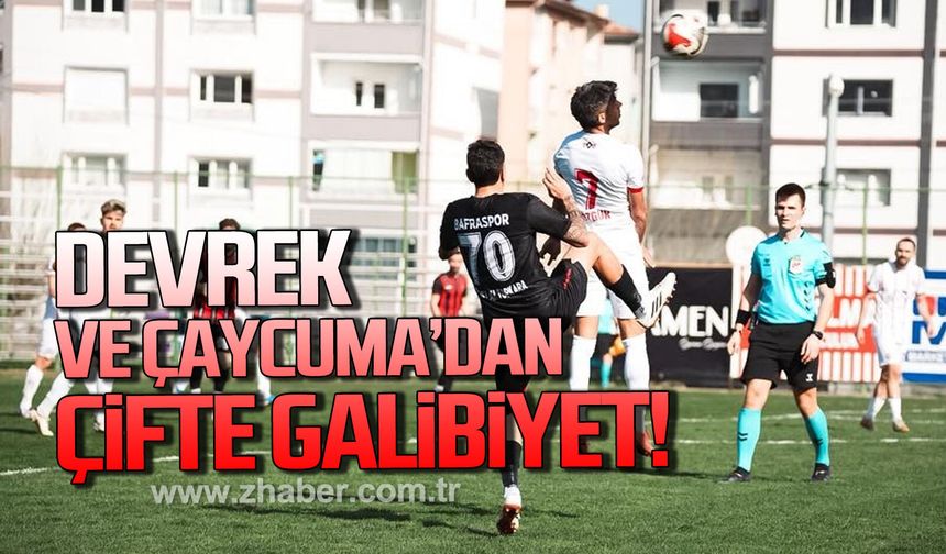 Devrek ve Çaycuma’dan çifte galibiyet