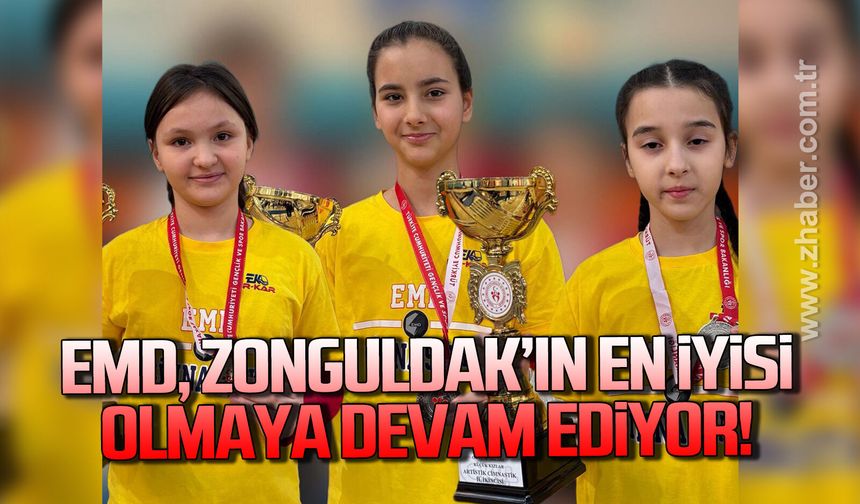 EMD, Cimnastikte Zonguldak’ın en iyisi olmaya devam ediyor