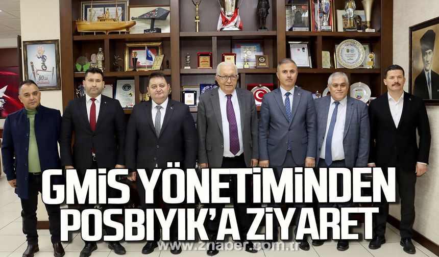 GMİS yönetiminden Halil Posbıyık'a ziyaret.