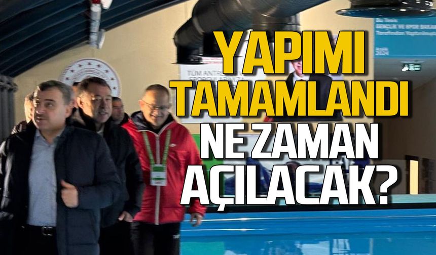 Yapımı tamamlandı... Spor salonu ne zaman açılacak?