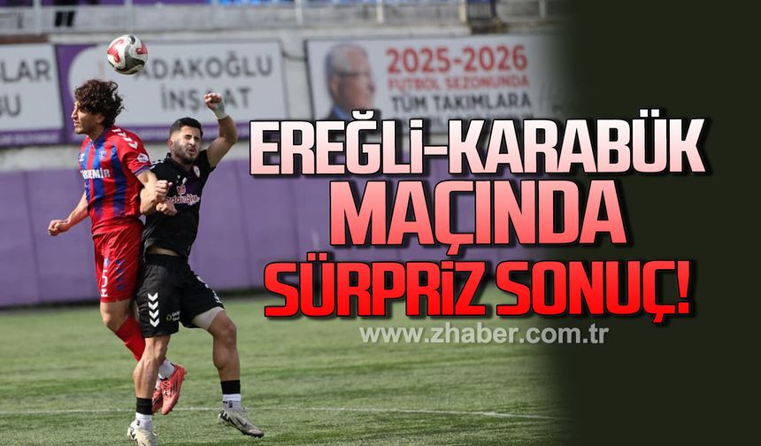 Ereğli-Karabük maçında gol sesi çıkmadı