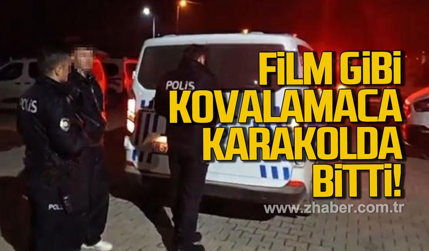 Çaycuma’da gece saatlerinde film gibi kovalamaca kamerada: 366 bin TL ceza kesildi