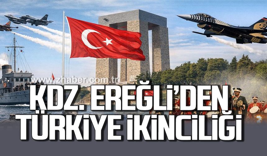 KDZ. Ereğli’den Türkiye ikinciliği