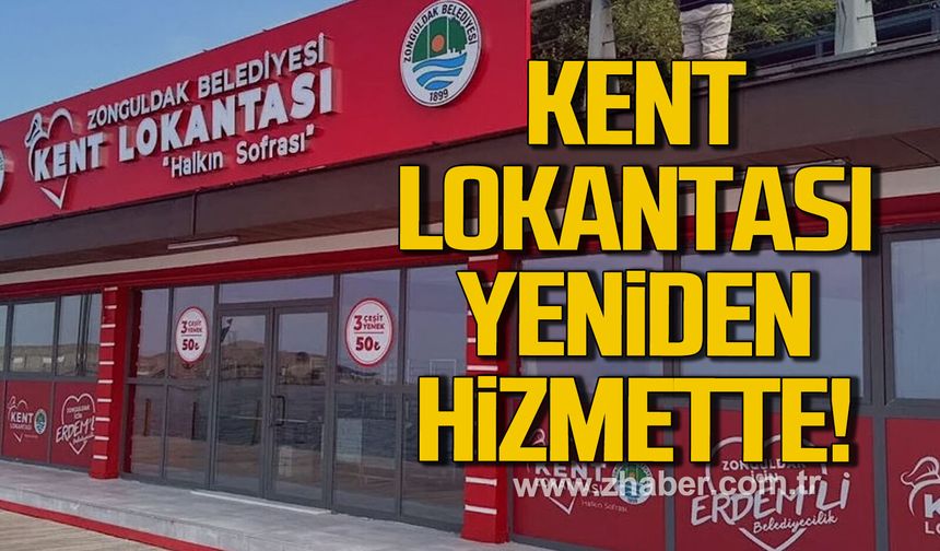 Kent lokantası yeniden hizmette