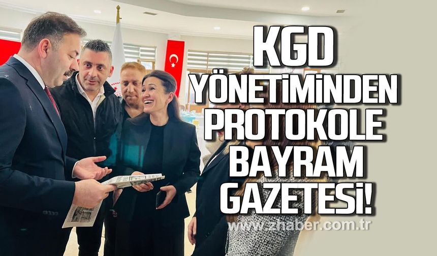 KGD Yönetiminden protokole Bayram Gazetesi