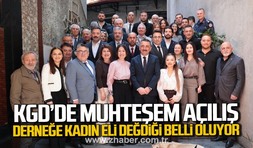 KGD'de muhteşem açılış: Derneğe kadın eli değdiği belli oluyor