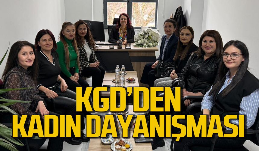 KGD’den kadın dayanışması: Güney Hacıbektaşoğlu’na ziyaret