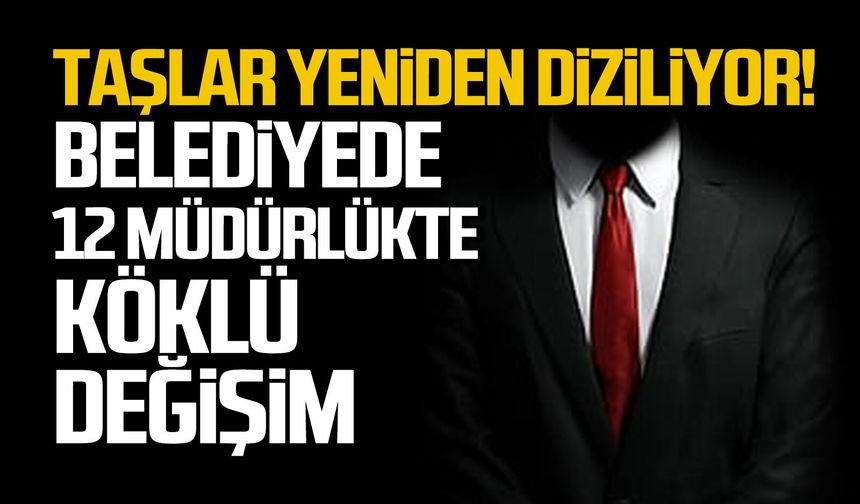 Devrek Belediyesi’nde Görev Değişimi: 12 Müdürlükte Yeni İsimler