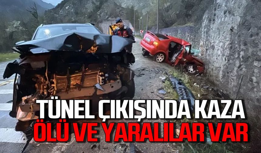 Yenice tünellerinde kafa kafaya çarpıştılar: Ölü ve yaralılar var