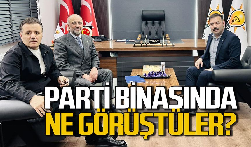 Metin Demir ve Mustafa Çağlayan AK Parti’de ne görüştü?