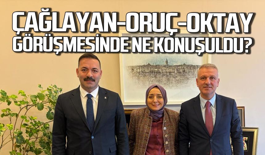 Mustafa Çağlayan Saadet Oruç ve Oktay Saral ile görüştü