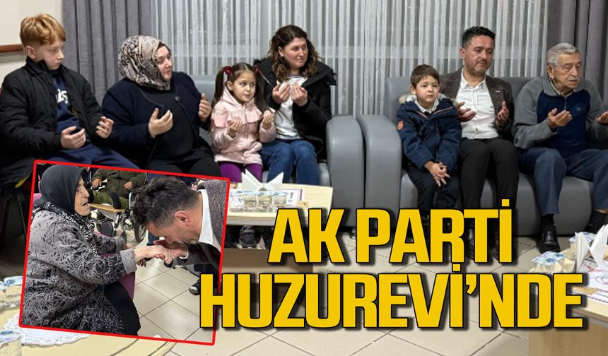 AK Parti Huzurevi’nde büyüklerin elini öptü