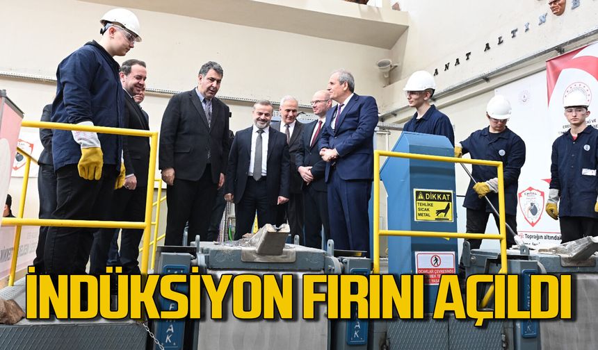 Erdemir’in eğitim yatırımı İndüksiyon Fırını açıldı