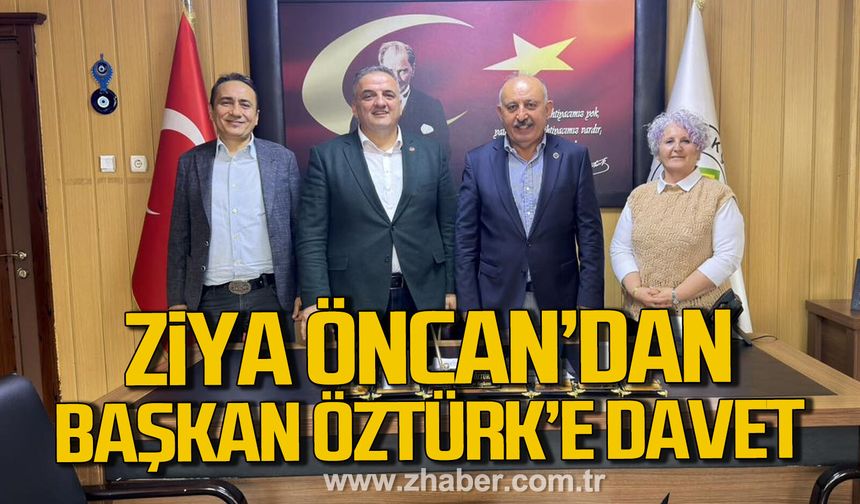 Ziya Öncan'dan Vedat Öztürk’e davet