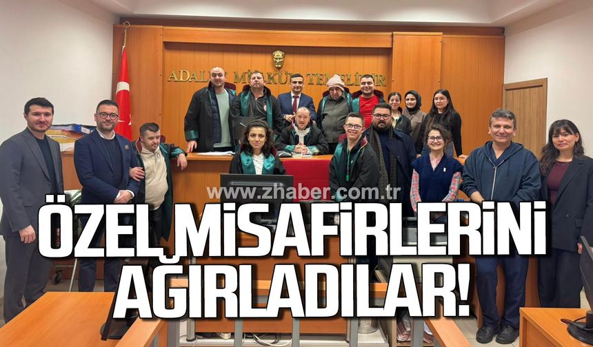Zonguldak Barosu özel misafirlerini ağırladı