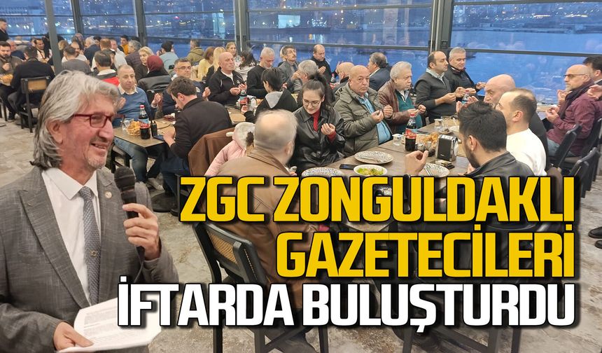 Zonguldak basın camiası ZGC iftarında buluştu