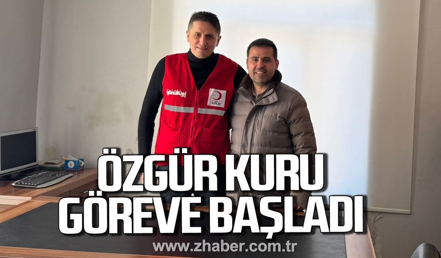 Kızılay Kozlu Şube Başkanlığı’na Özgür Kuru atandı.