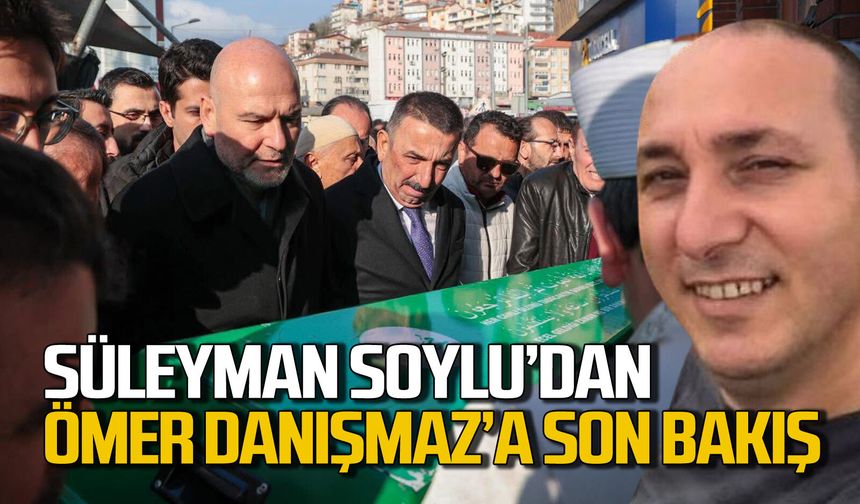 Ömer Danışmaz’a son görev: Süleyman Soylu da cenazeye katıldı
