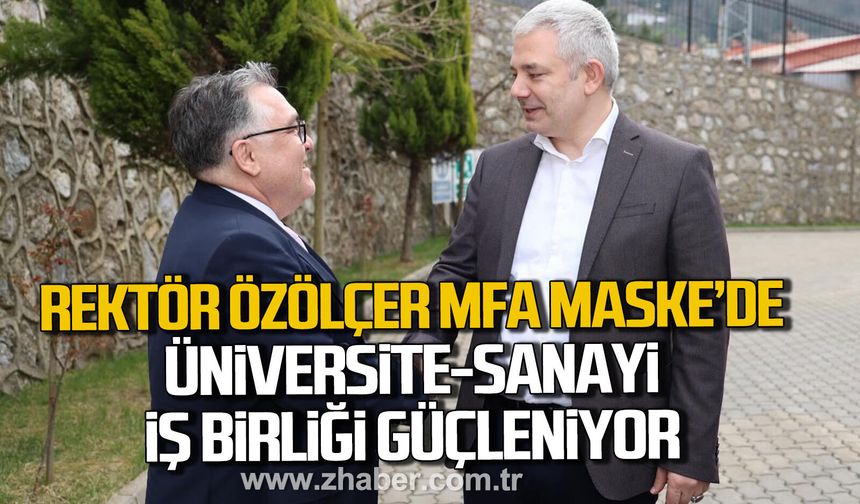İsmail Hakkı Özölçer'den Fatih Furtun’a ziyaret. Üniversite- Sanayi iş birliği güçleniyor.