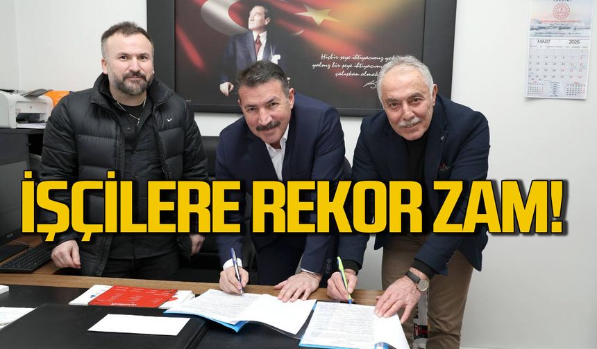Belediye işçilerine rekor zam yapıldı