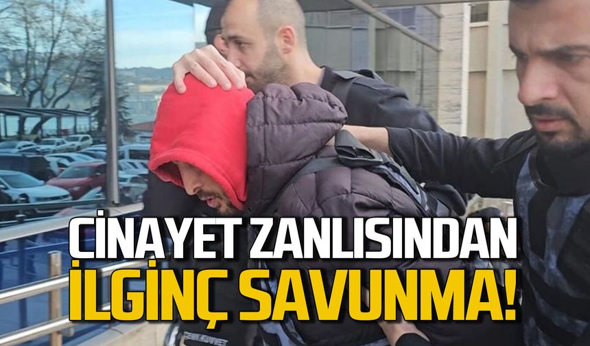 Zonguldak’ta çarşının göbeğinde cinayet işleyen sanıktan ilginç savunma!