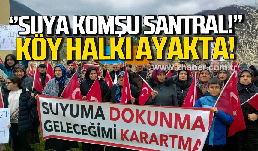 Hasbeyler Köyü’nde Beton Santraline Tepki!