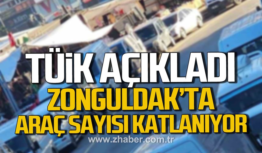 TÜİK açıkladı. Zonguldak'ta araç sayısı katlanıyor