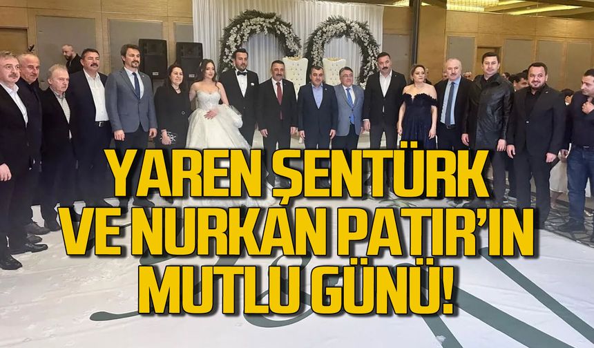 Şentürk ve Patır ailelerinin mutlu günü: Yaren ile Nurkan dünyaevine girdi
