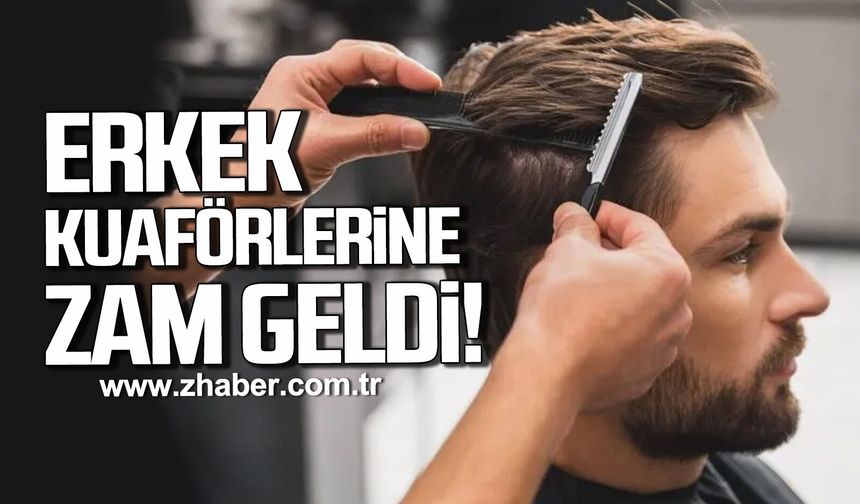 Zonguldak’ta kuaför ücretlerine zam geldi