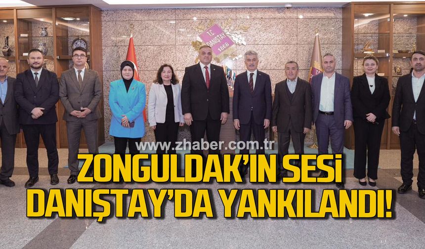 ZONDEF'ten Danıştay Başkanı Zeki Yiğit'e anlamlı ziyaret