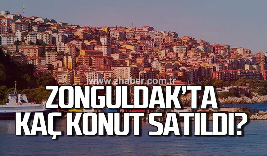 Şubat ayında Zonguldak'ta kaç konut satıldı?