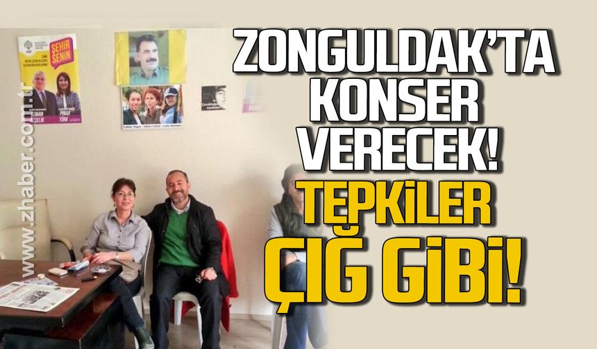 Zonguldak'ta konser verecek. Tepkiler çığ gibi